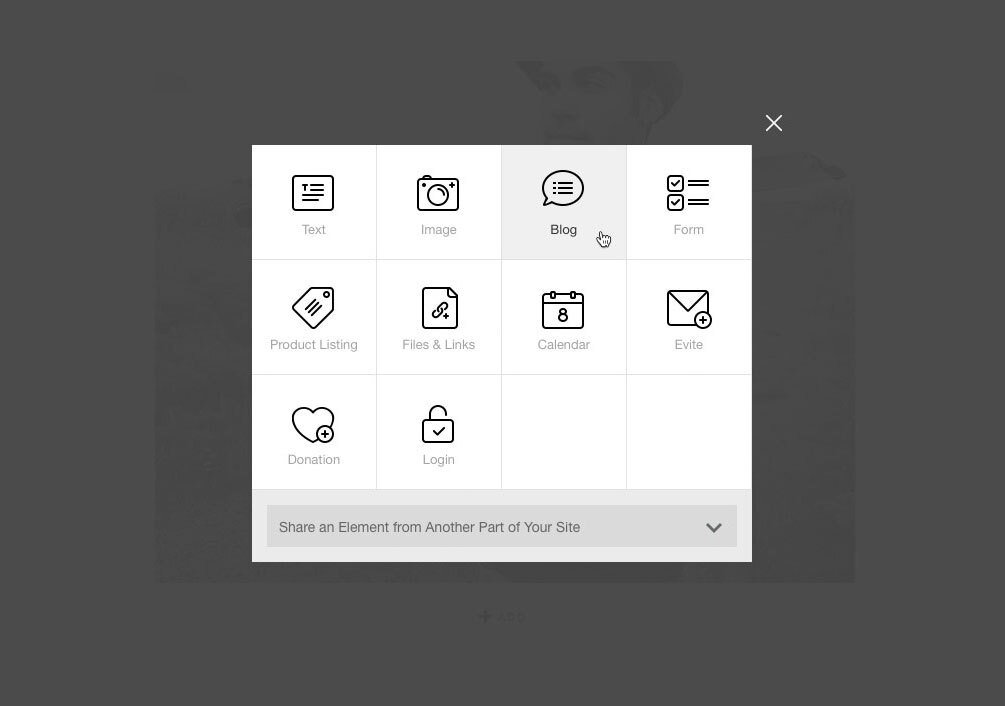 LightCMS, Add Element